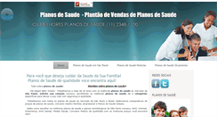 Desktop Screenshot of melhoresplanosdesaude.com.br